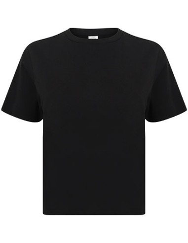 S-SK237-Womens Cropped Boxy T